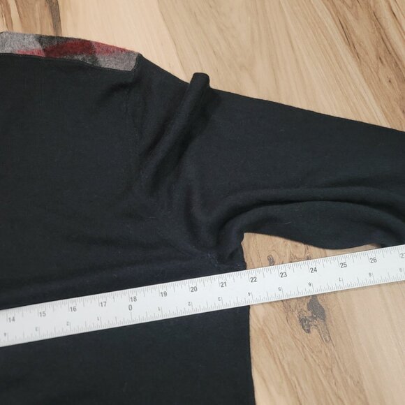 Burberry Brit Sweater Mens XL Cashmere Blend Black Pullover - Picture 13 of 14